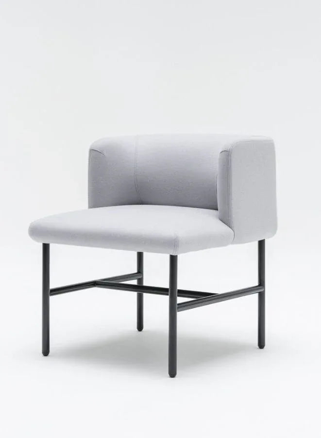 Agora Modular Seating System with Upholstered Backrest