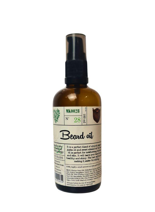 Pure Beard Oil - 100% Natural Oil, 100 ml
