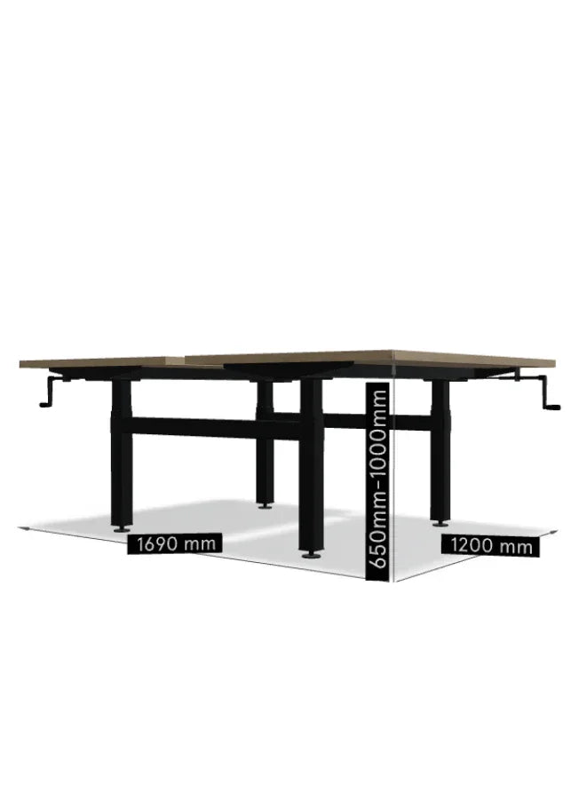 Ogi Drive Bench Manual Height Adjustable Desk