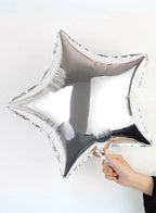 16 Inch Gold Russian Happy Birthday Balloons Set Banner С днем рождения Letter Mylar Foil Balloon Happy Birthday Decorations