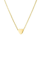 Rose Flower Jewelry Box and Gold Heart Pendant Necklace With Greeting Card and Bag, Rose Gift for Valentine's Day