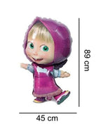 Must Have Set of 3 Foil Balloons Masha and the Bear, for Kids' Party, Birthday and Gender Reveal Masha y el Oso