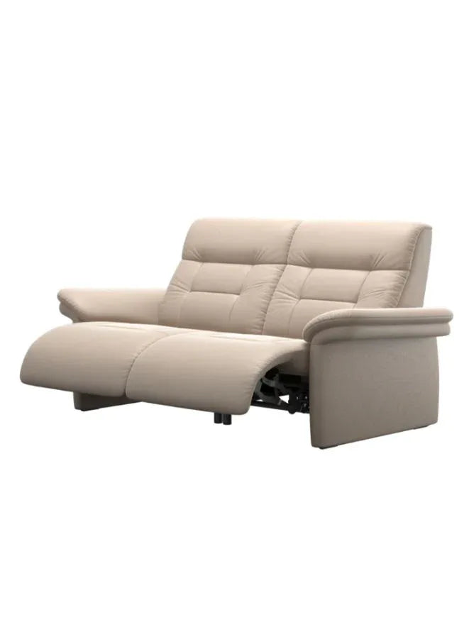 Mary Arm Upholstered 2 Seater Leather Sofa