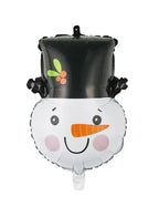 6-Piece Christmas Celebration Balloon Pack for Festive Decorations (6 Different Designs)