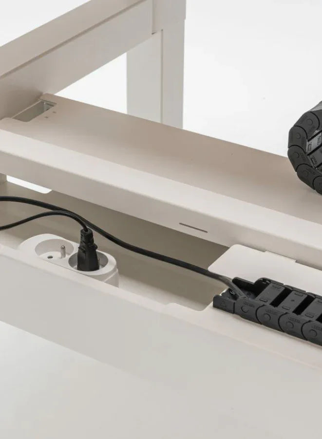 Ogi Drive Bench with Common Cable Tray - Electric Height Adjustable Desk