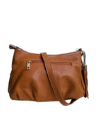 Effetty Leather Shoulder Bag for Women Genuine Cow Leather Handbag Made in Italy with Long Strap