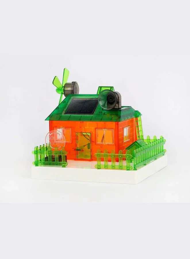 DIY Solar Energy Concept House STEM Toy for 8+ Kids