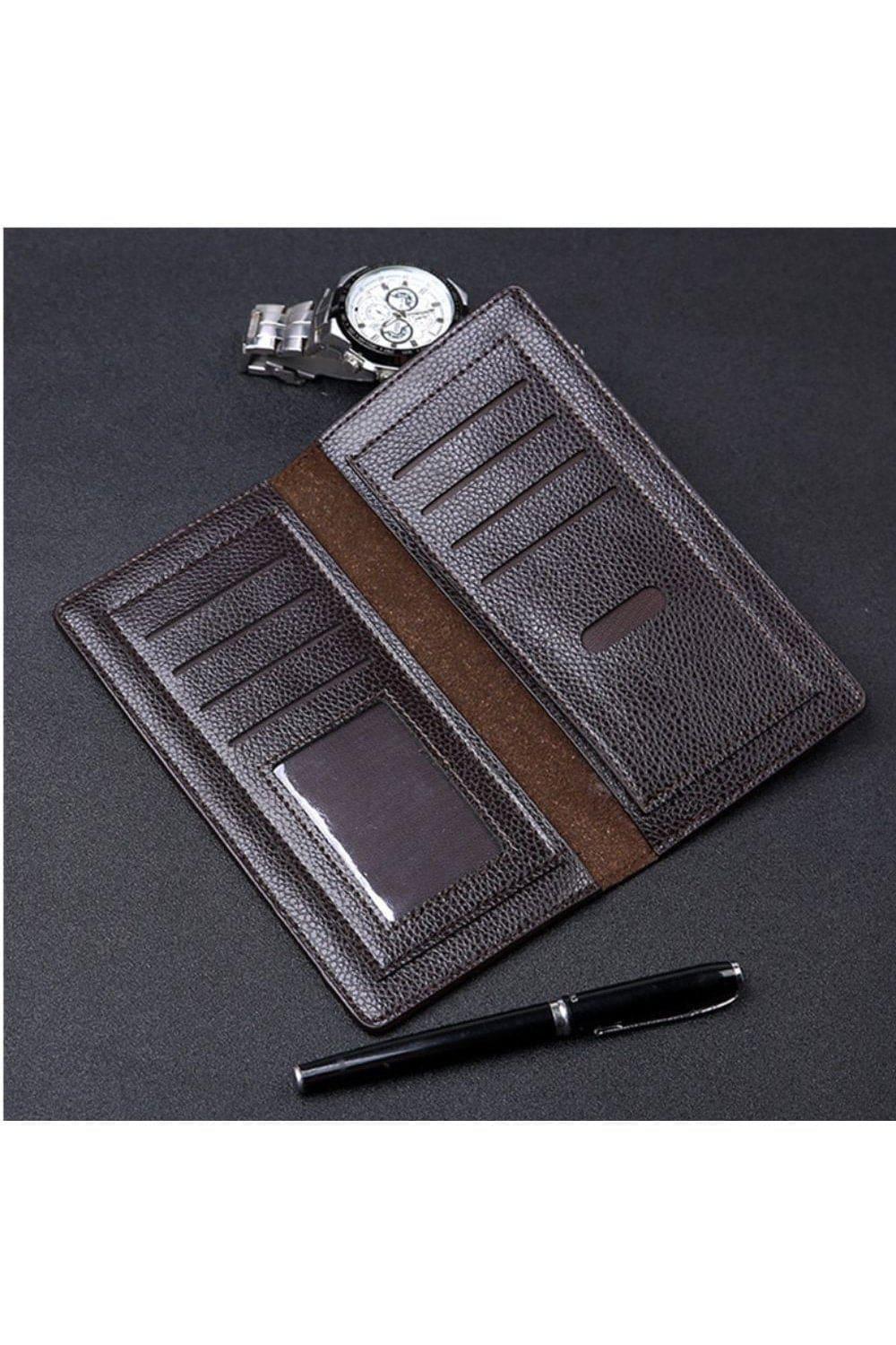 Bold Leather Wallet with Jeep Logo Fatio General Trading