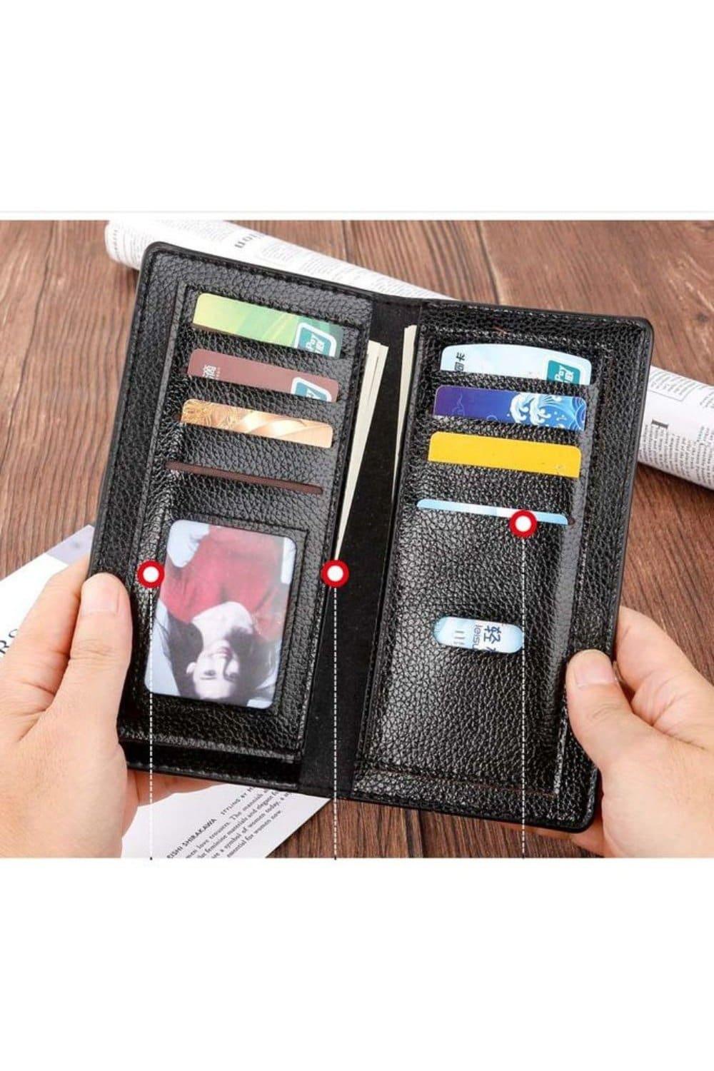 Bold Leather Wallet with Jeep Logo Fatio General Trading