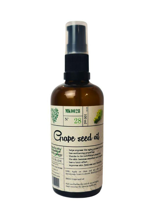 Pure Grape Seed Oil - 100% Natural Oil, 100 ml