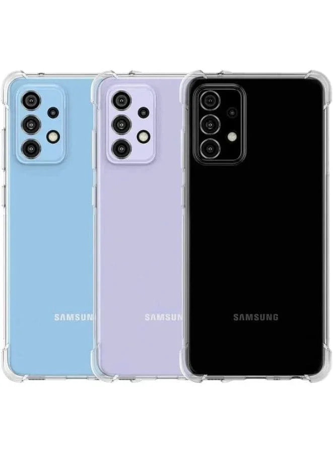 Case for Samsung Galaxy A53 5G Case Cover Clear Back Air Cushion Soft Silicone Shockproof Anti-Scratch Protective Bumper Shell Corner for Samsung Galaxy A53 5G Clear Fatio General Trading