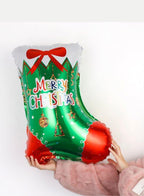 Christmas Decoration Foil Balloon Party Supplies, 1pcs (Gift Sock) Fatio General Trading