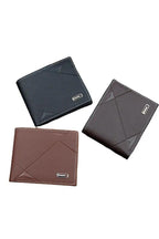 Classic Men's Leather Wallet, Blue Fatio General Trading