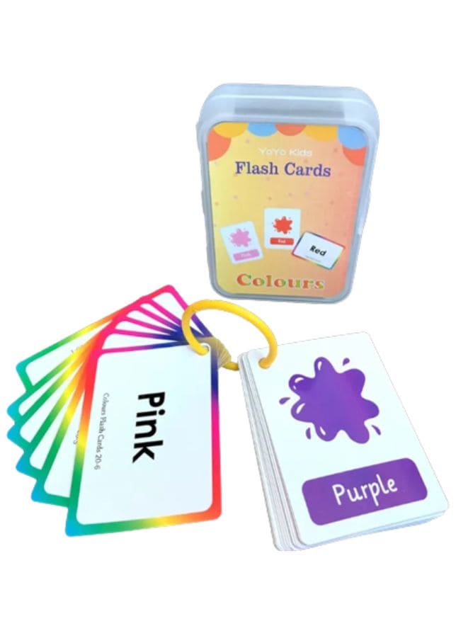 Educational Flashcards with Images for Toddlers, Colors & Shapes