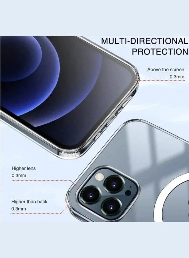 Compatible with iPhone 13 Pro clear Phone Case, Ultra-Thin Anti-Fall Anti-Scratch Anti-Yellow Silicone Protective Cover, for  Charger, Transparent(6.1 inch) Fatio General Trading