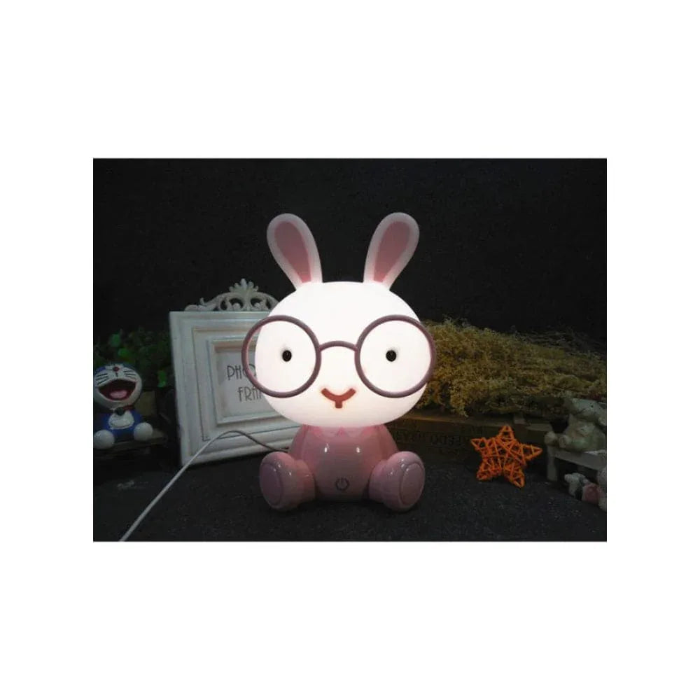 Cute Cartoon Animal Led Night Light For Baby Children's Room Night Lamp Christmas Gift Beside Deco Rabbit Lamp USB Night Lights Fatio General Trading