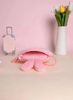 Cute Little Baby Plush Shoulder Bags/Wallets For Girls, Plush Shoulder Bags with Strap for Kids Coin Purses Cute Princess Handbags Kids, Accessories for Girls, Pink Fatio General Trading