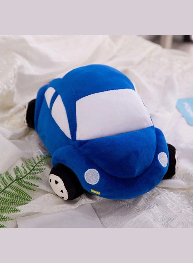Blue Cute Plush Car Toy