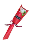 Cute Romantic Teddy Bear Soap Rose Flower Bath Petal Wedding Party, Valentine's Day, Mothers Day, Birthday Gift, Red Fatio General Trading