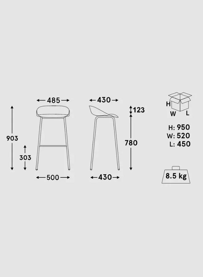 Team High Plastic Stool (Customizable)