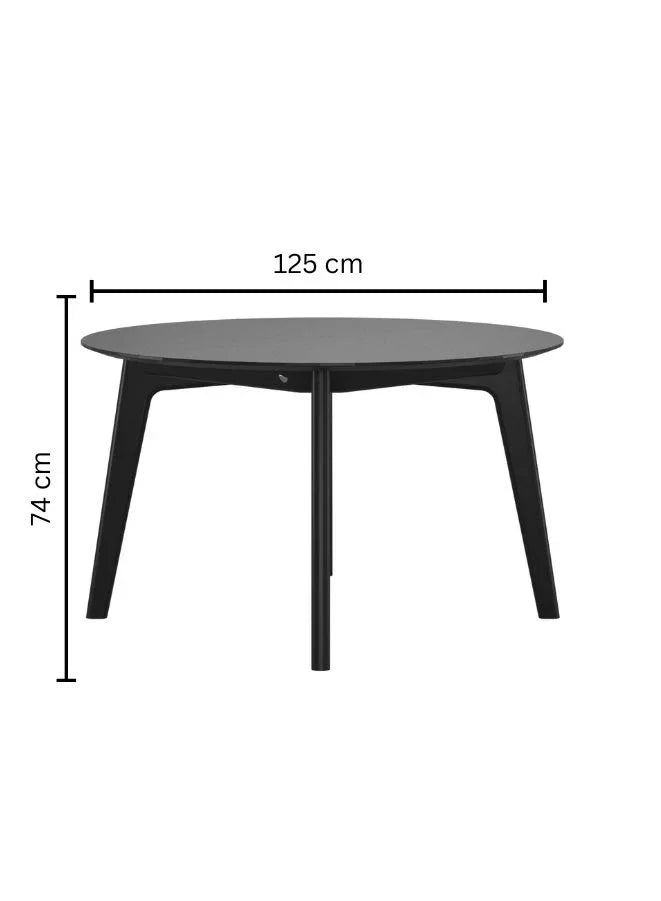 Stressless Bordeaux Luxury Dining Table | Expandable Round Wooden Table with Smart Design for Elegant Dining Rooms