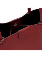 Effetty Genuine Leather Shoulder Bag for Women, Pure Leather Bag with Shoulder Strap Made In Italy for Women, Casual, Party and Professional Bag, Red Fatio General Trading