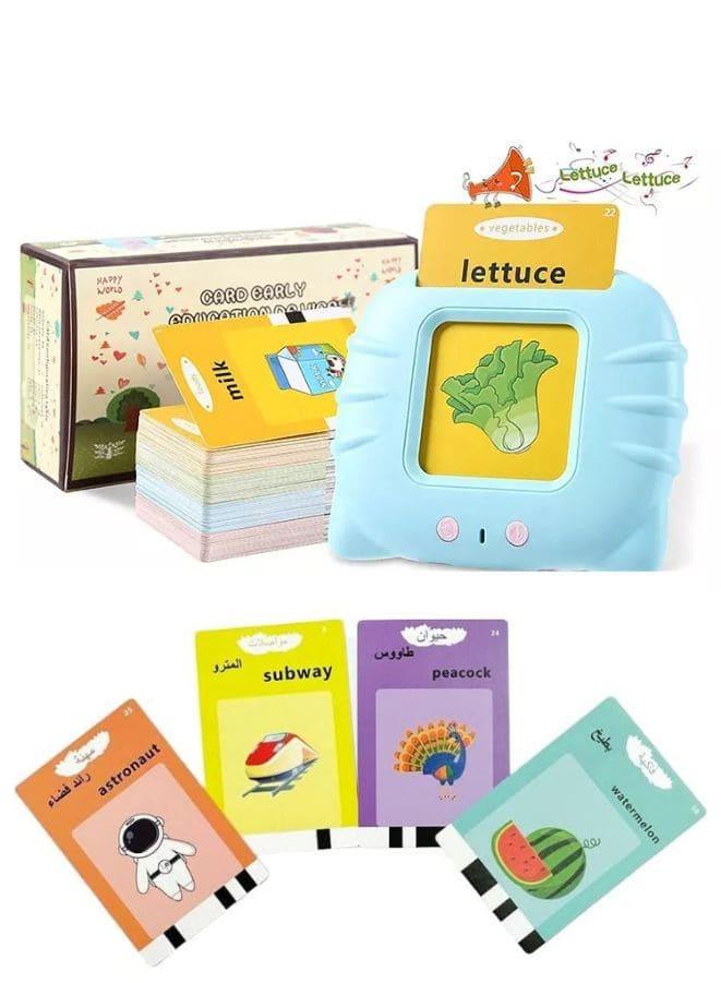 Bilingual Flash Card Blue