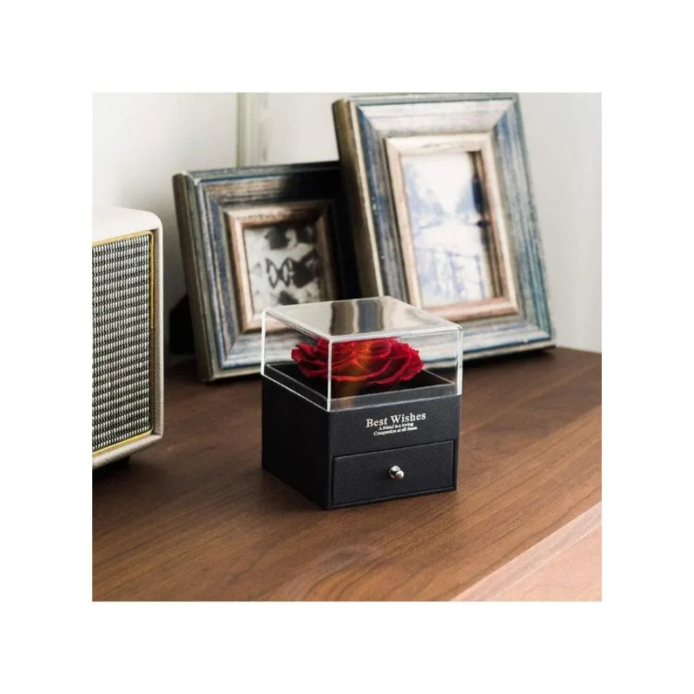 Eternal Rose Gift Box, Handmade Fresh Preserved Rose Gift for Her on Birthday, Christmas, Mother's Day, Valentine's Day Fatio General Trading