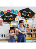 Graduation Theme Party Supplies Balloons Kit with Frame for taking photos Celebration Decor Set For Kids Adults