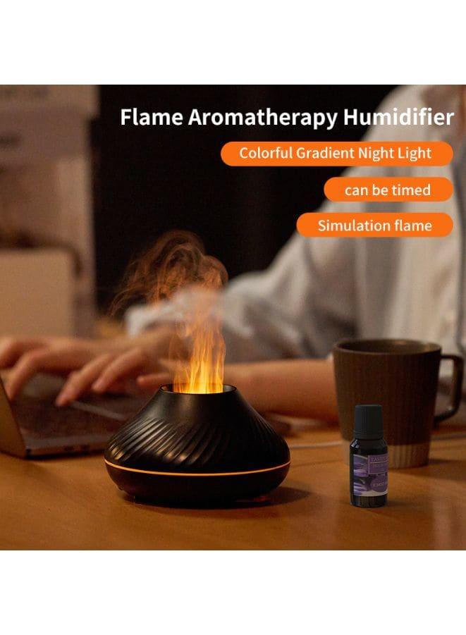 Flame Glow Aroma Diffuser: Serene Mist and Illuminating Ambiance for a Tranquil Space, 130 ML Fatio General Trading