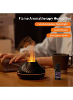 Flame Glow Aroma Diffuser: Serene Mist and Illuminating Ambiance for a Tranquil Space, 130 ML Fatio General Trading