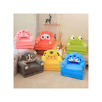 Foldable Toddler Chair Lounger for Girls, Removable and Washable Lazy Sleeping Sofa for Kids, Baby Sofa Bed Foldable Chair, Yellow Cat Fatio General Trading