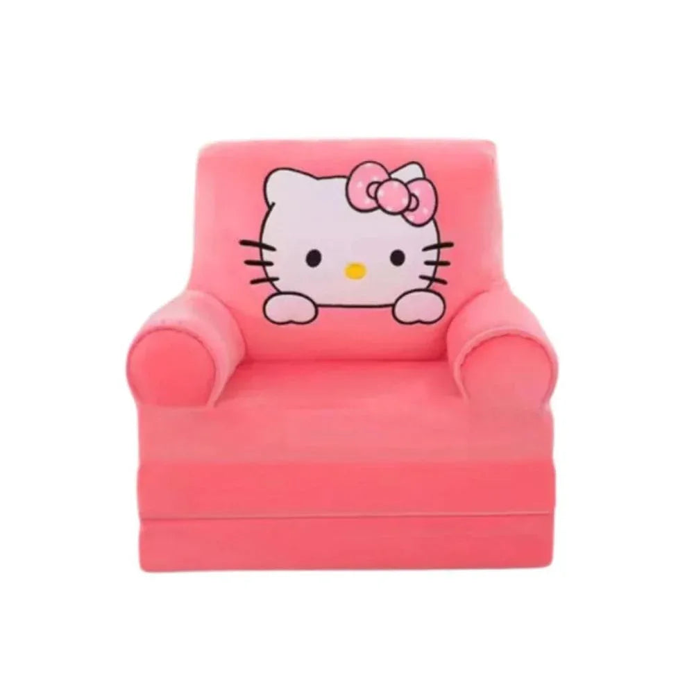 Foldable Toddler Chair Lounger for Girls, Removable and Washable Lazy Sleeping Sofa for Kids, Baby Sofa Bed Foldable Chair, Cat Fatio General Trading
