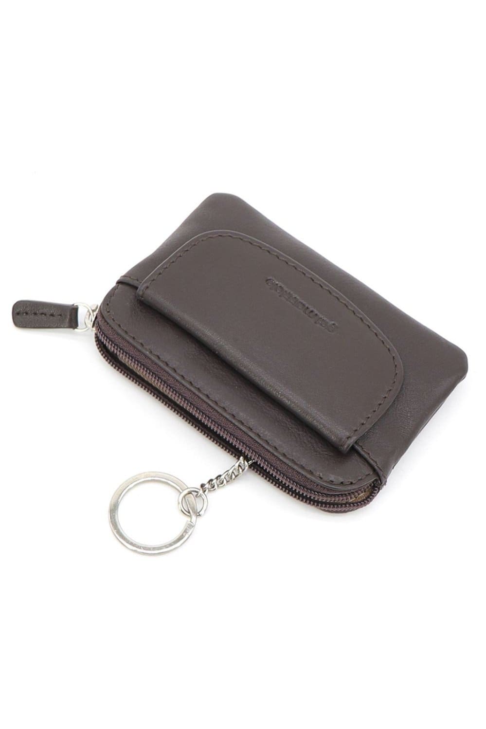 Gai Mattiolo Leather Purse/keyring for Man, Brown  