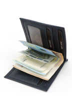 Gai Mattiolo Men's Leather Wallet, Equipped With Metal Money Clip and Space for Credit Cards, Black Fatio General Trading