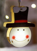 Glowing Wooden Pendant for decorating Christmas Tree Ornament Hat Fatio General Trading