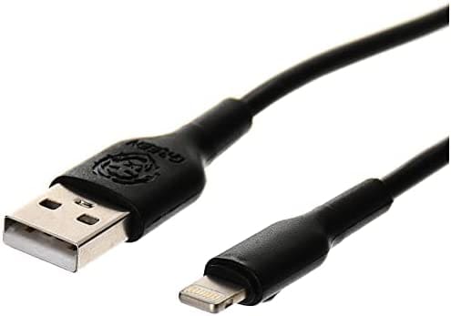 Green Lion Charging Cable, Pvc Usb-a To Lightning Cable 2a, Fast Charging, Ultra-fast Sync Charge Cable, Over-current Protection Lightning Cord Compatible For Iphone Lightning Devices Black – 1 M Fatio General Trading