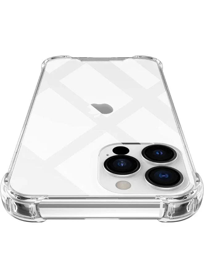 iPhone 13 Pro Max Case, Clear Cases Shockproof with TPU Silicone Bumpers Anti-Scratch Cover, Transparent HD Clear Fatio General Trading
