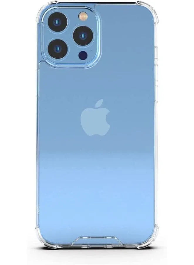 iPhone 14 Max Case Clear Soft Flexible TPU Anti-Shock Slim Transparent Back Cover with Reinforced Bumper Corners Fatio General Trading