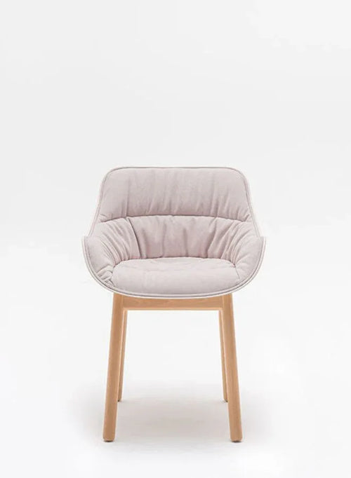 Baltic Soft Duo Chair with Wooden Base (Customizable)