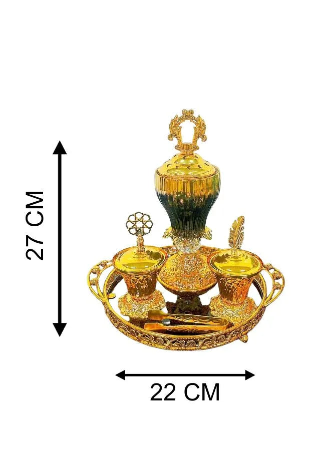 Golden Luxury Essence Burner  - Exquisite Aromatherapy and Home Fragrance for High-End Living