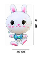 81 cm Bunny Balloons, Easter Day Decorations Happy Easter Day Easter Bunny Rabbit Foil Balloons for Easter Party, Birthday Party Decorations Supplies
