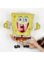 2 pc SpongeBob Characters Ballon Set, Giant balloon for Kids Party, Birthday Double Sided Foil Balloon