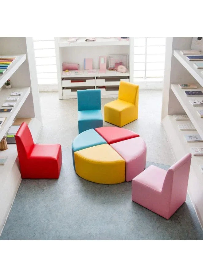 Kids Modular Colorful Soft Foam Sofa Flexible Seating Set Classroom or home for Infants, 8 pcs Fatio General Trading