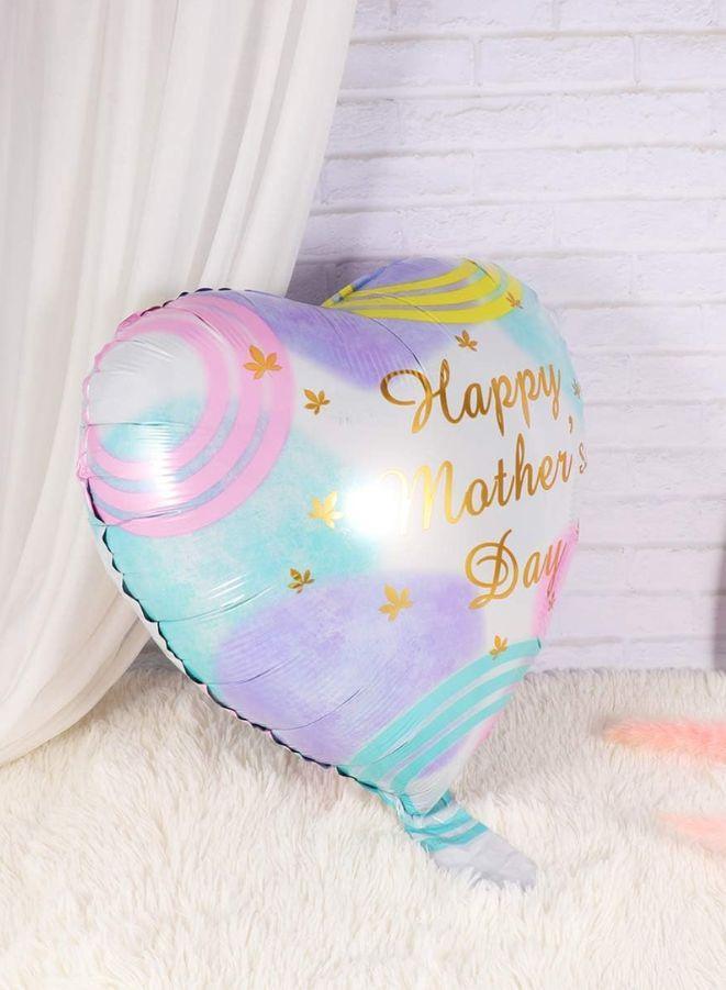 Happy Mothers Day and Best Mom Balloon Decor Mothers Day Decorations for Party Set of 6 Multicolored Balloon