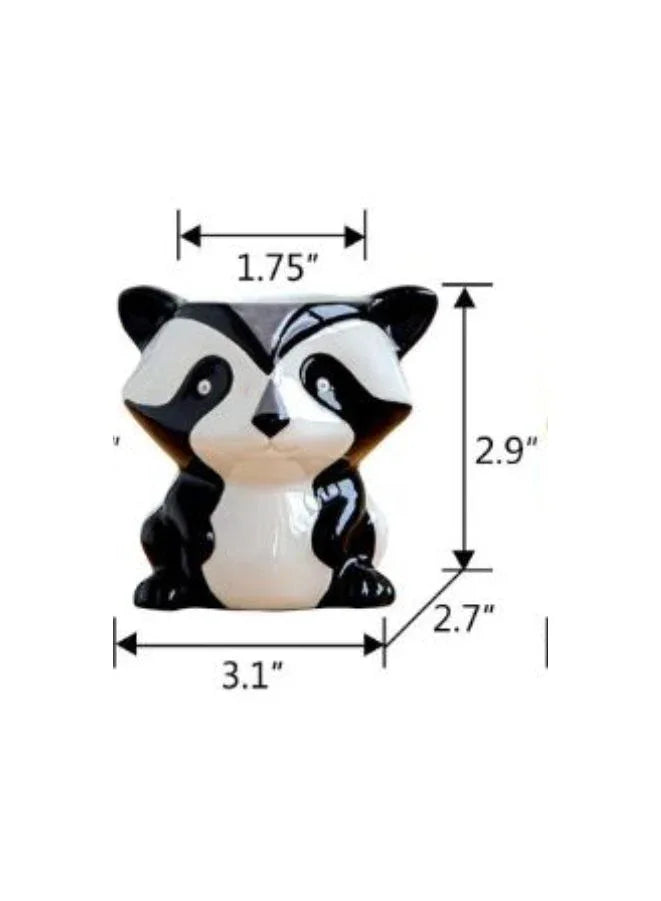 Cute Succulent Indoor Plant Pot, Succulent Pots with Drainage Hole, Skunk