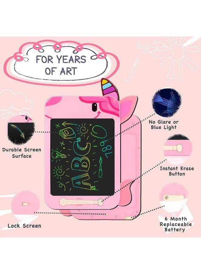 LCD Writing Tablet for Kids, 10.5 inch Unicorn Doodle Board Drawing Pad, Educational and Learning Toys 3 4 5 6 Years Old Girls Boys (Unicorn) Fatio General Trading