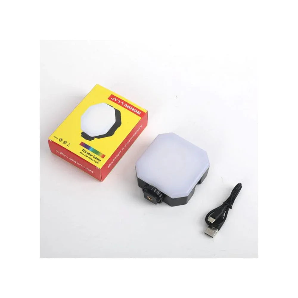 LED Beads Video Conference Lighting Kit, 3000-7000K Dimmable LED Camera Lights with Suction Cup, 180° Rotation Mini Tripod, Movable Clip for YouTube/Blogging/Live Streaming Fatio General Trading