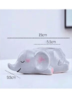 Cute Indoor Plant Pot, Succulent Pots with Drainage Hole, Elephant