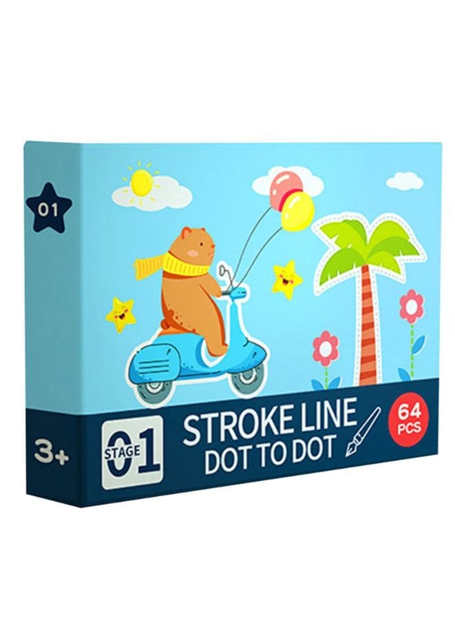 Magical Tracing Workbook Kids's Preschool Educational Toys Erasable Reusable Children's Logical Thinking Training Fatio General Trading